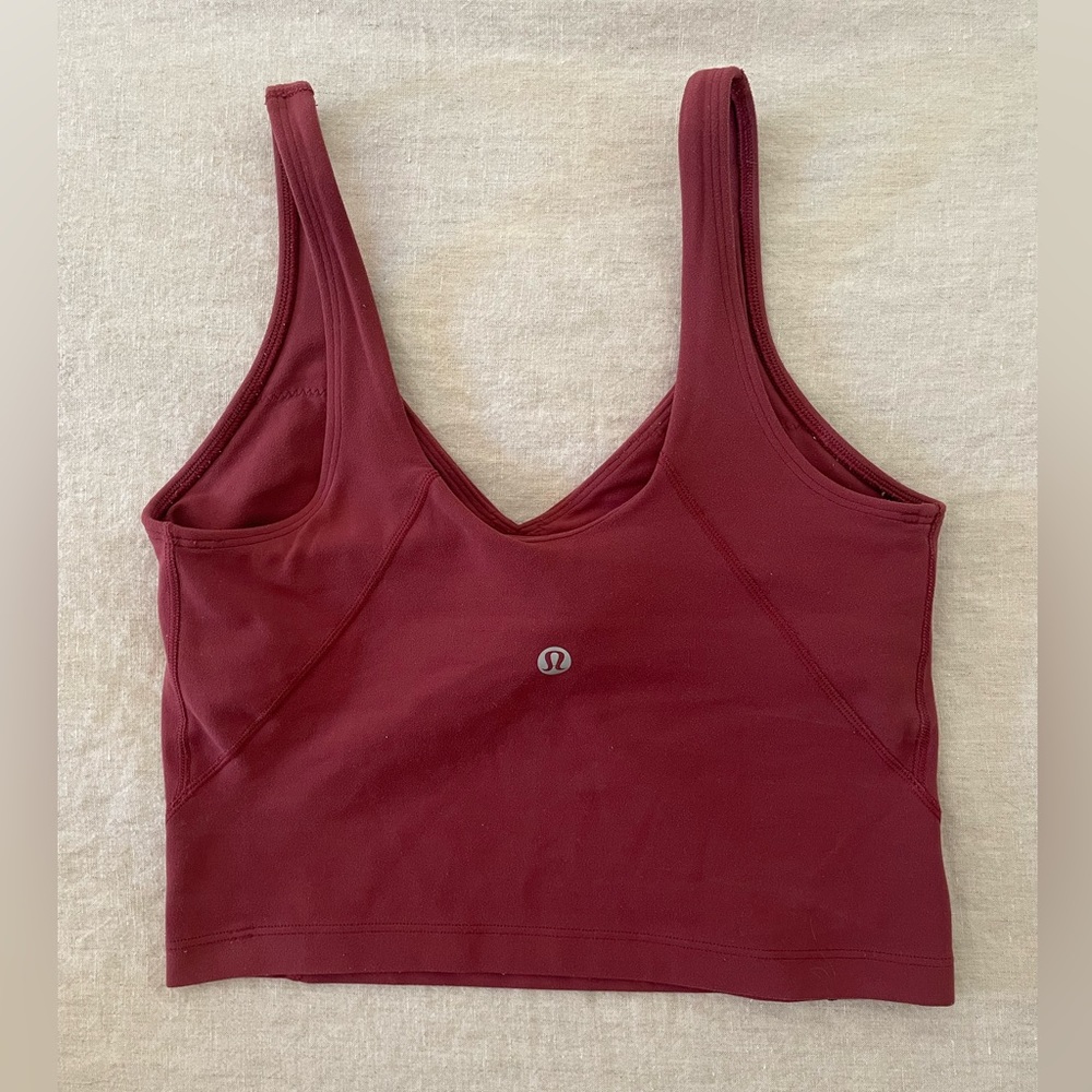 Lululemon Align Tank Size 4 Muted Red
